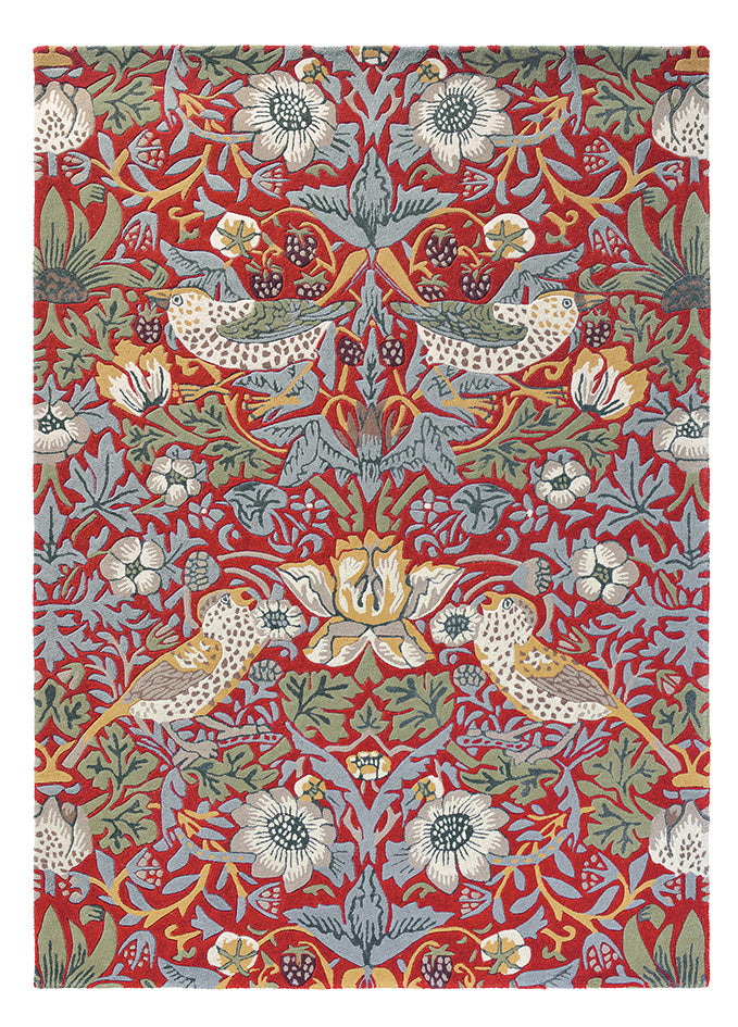 Strawberry Thief Crimson (027700) Rug