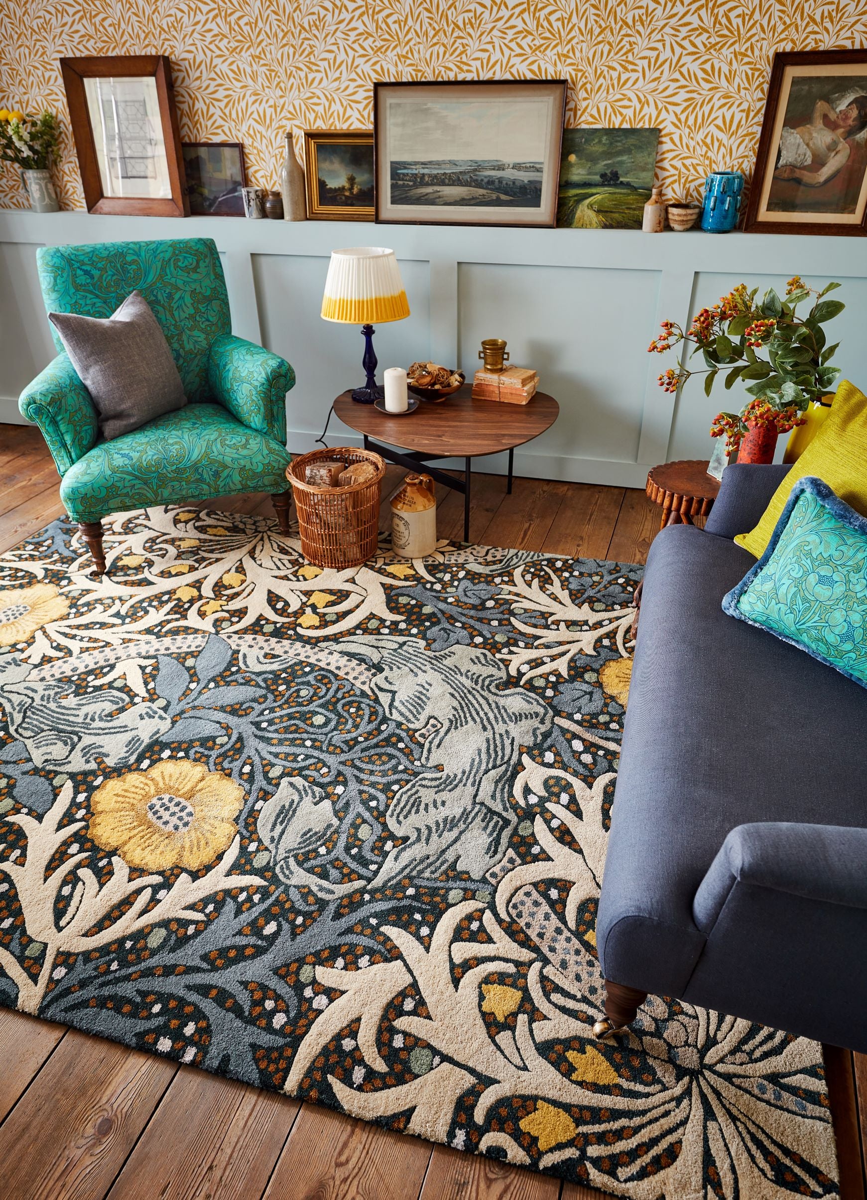 Seaweed Teal (127008) Rug