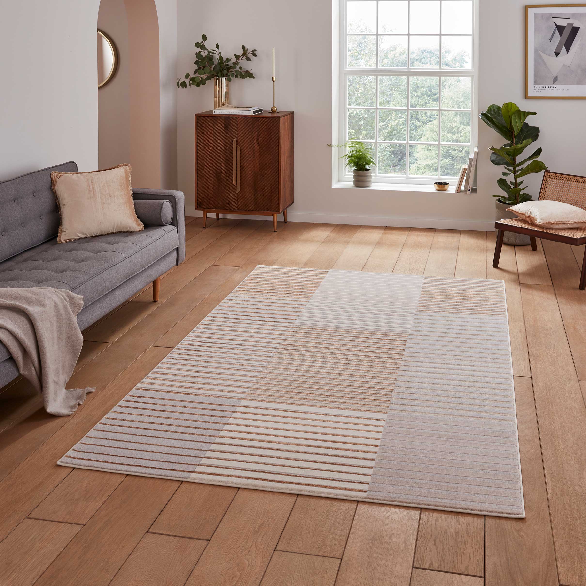 Apollo 2681 - Bronze/Grey | Luxury Rugs Ireland