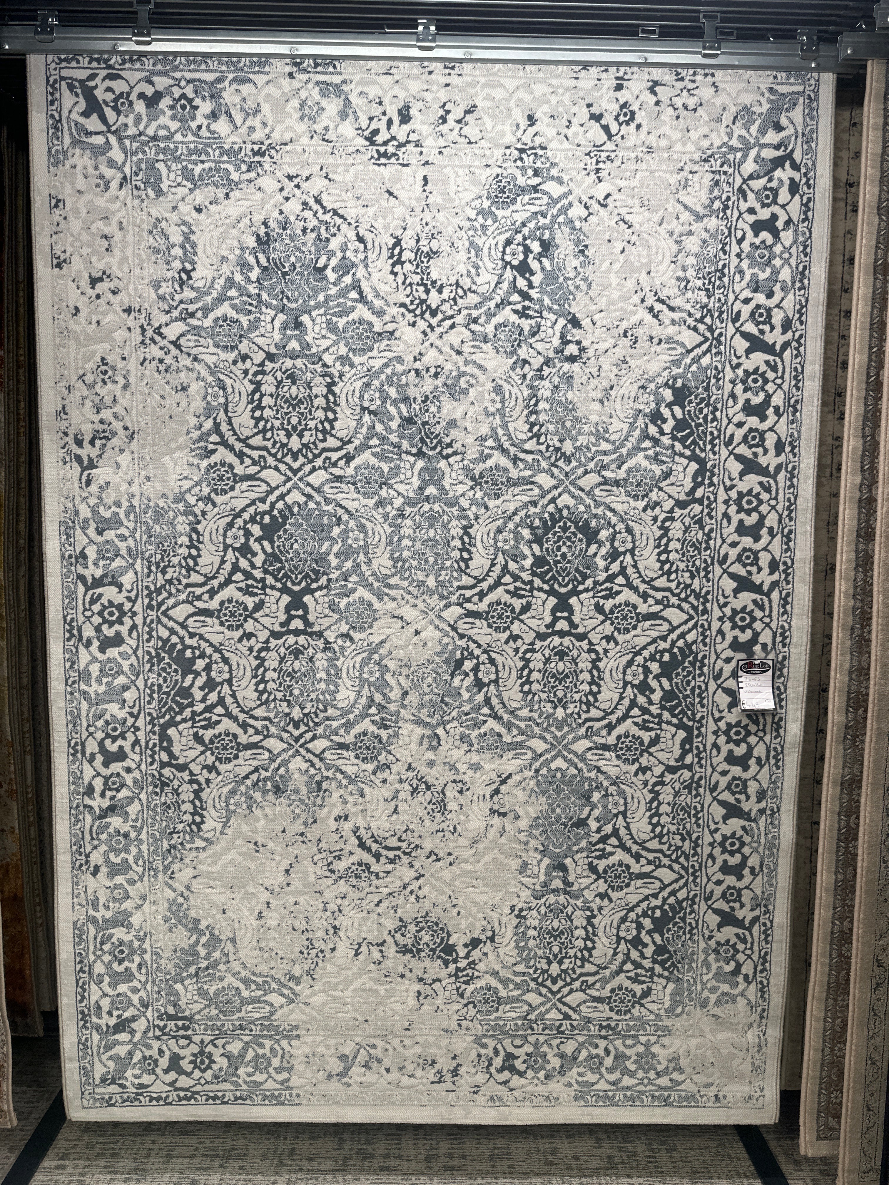 Victoriana Damask Denim/Grey Mist