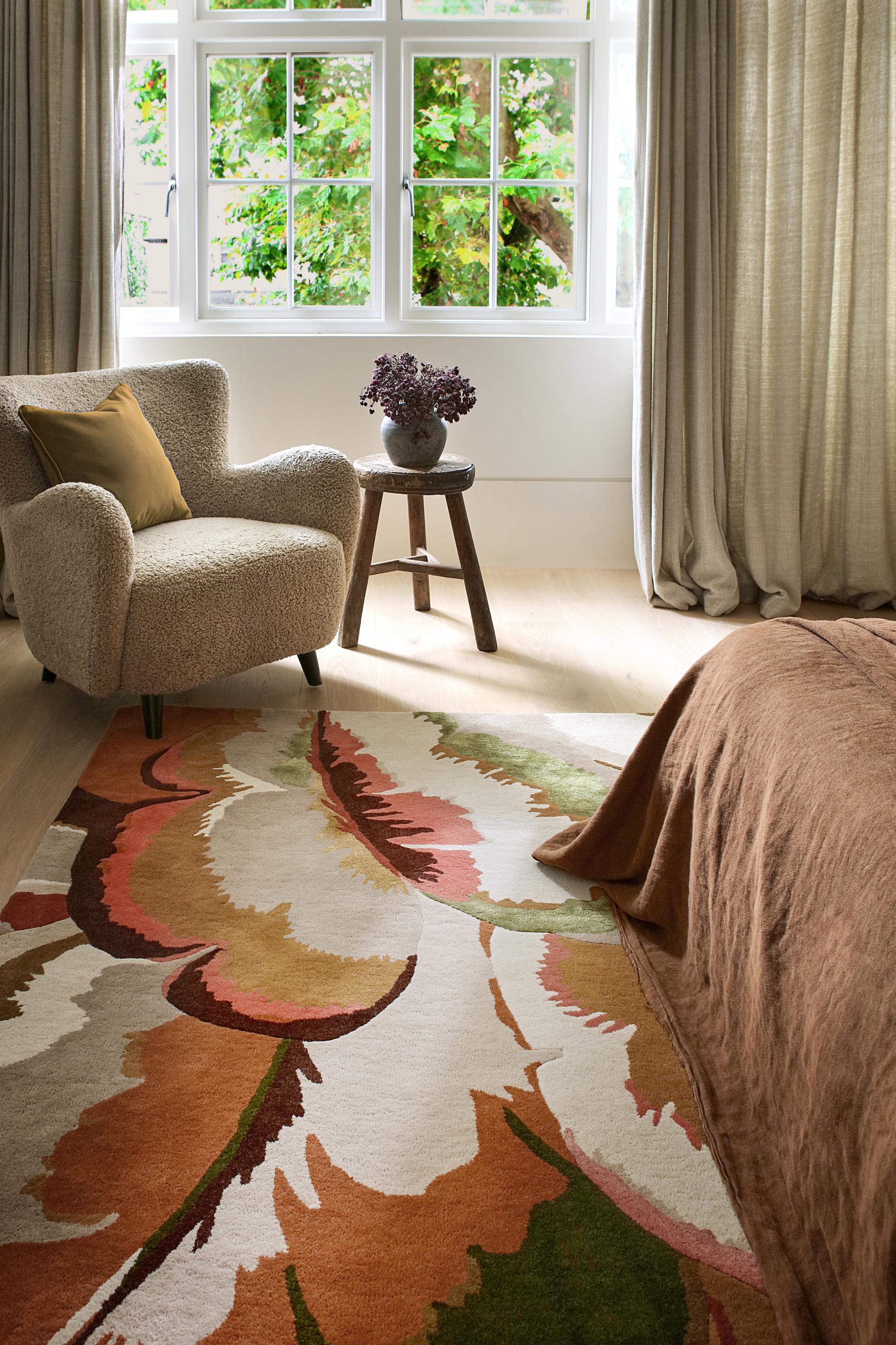 Calathea amber-brazillian rosewood (142907) Rug