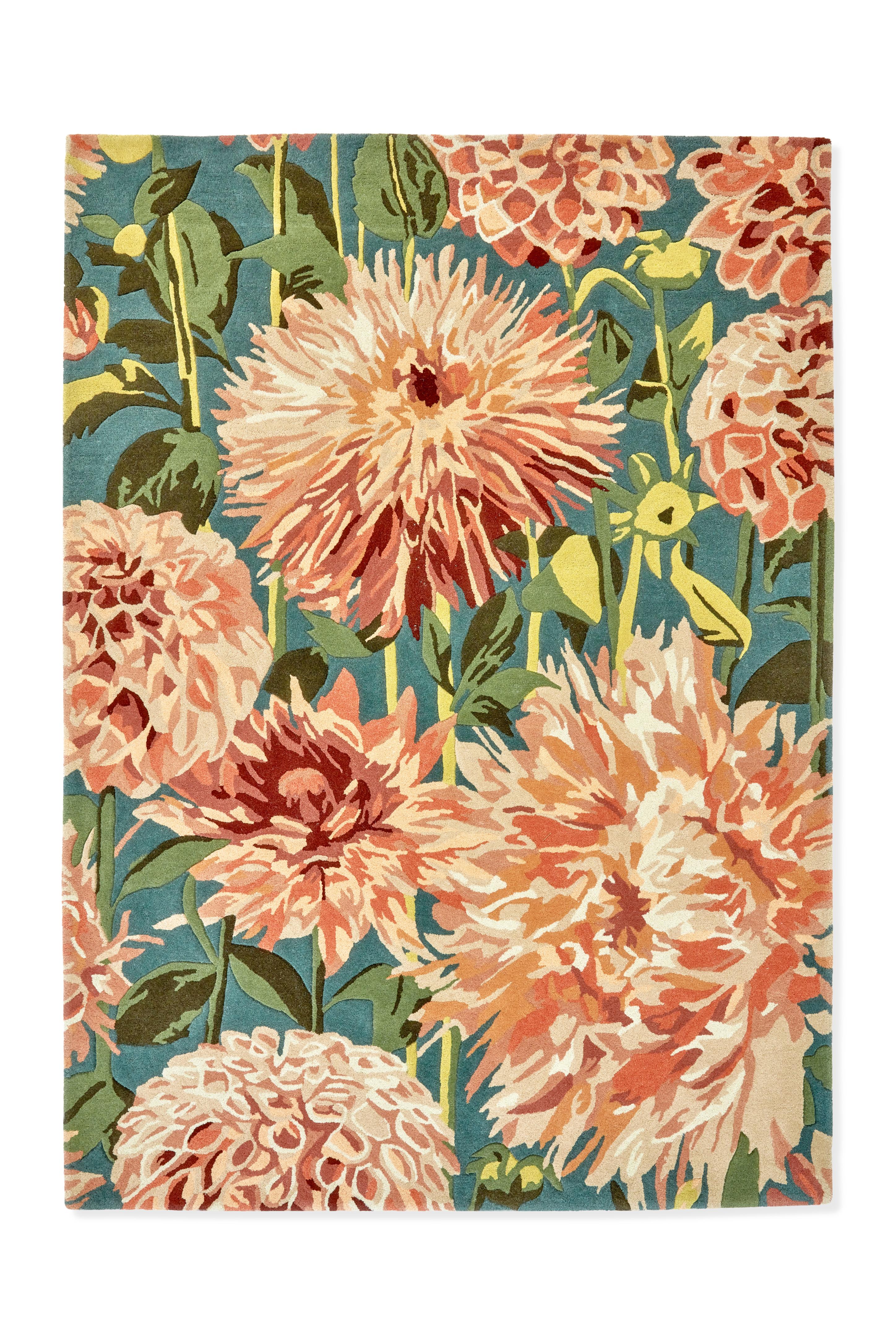Dahlia coral-wilderness (142408) Rug