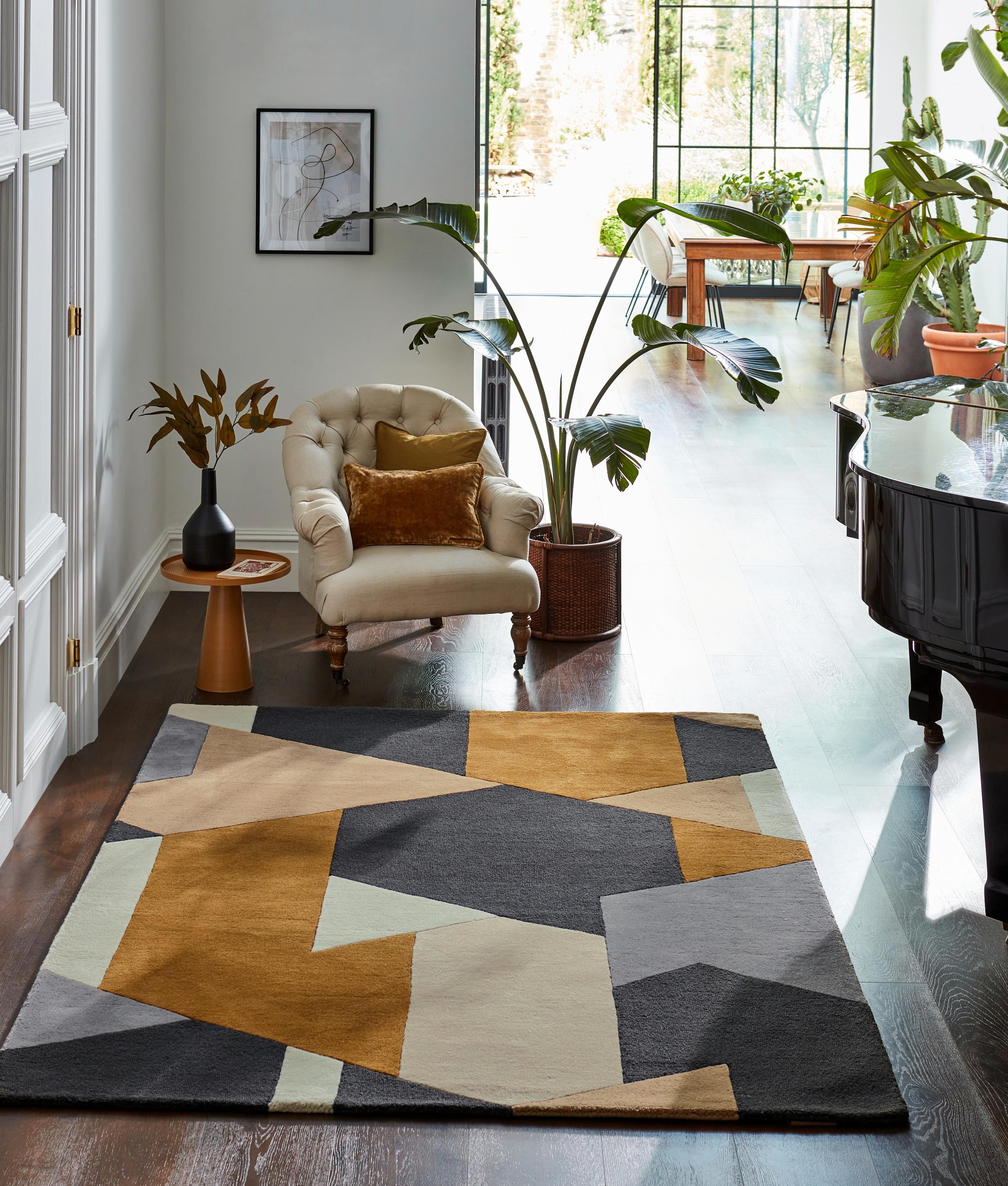 Popova caramel-slate-shell (143101) Rug