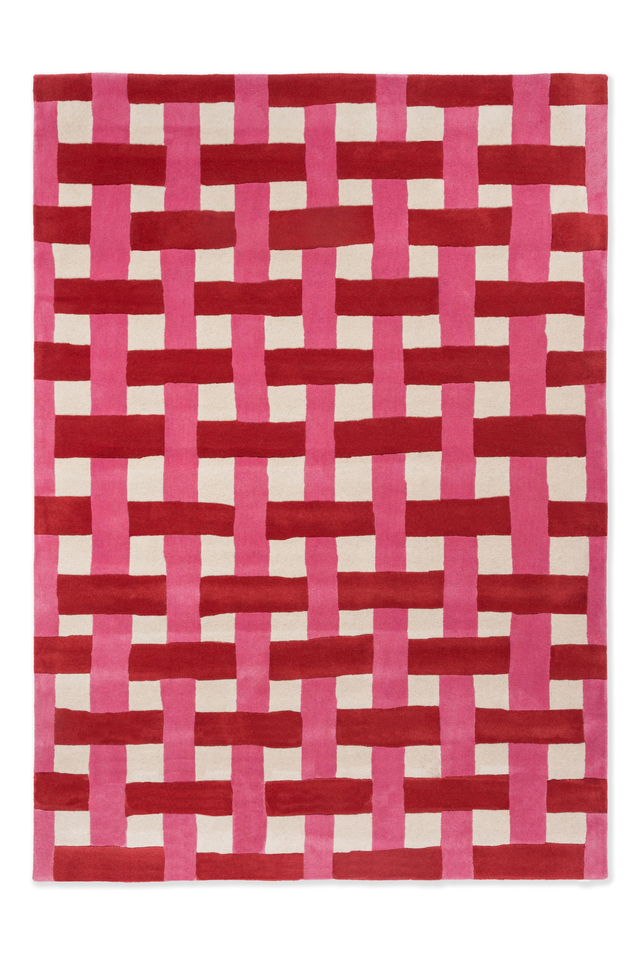 Basketweave Coral-rose (144102) Rug