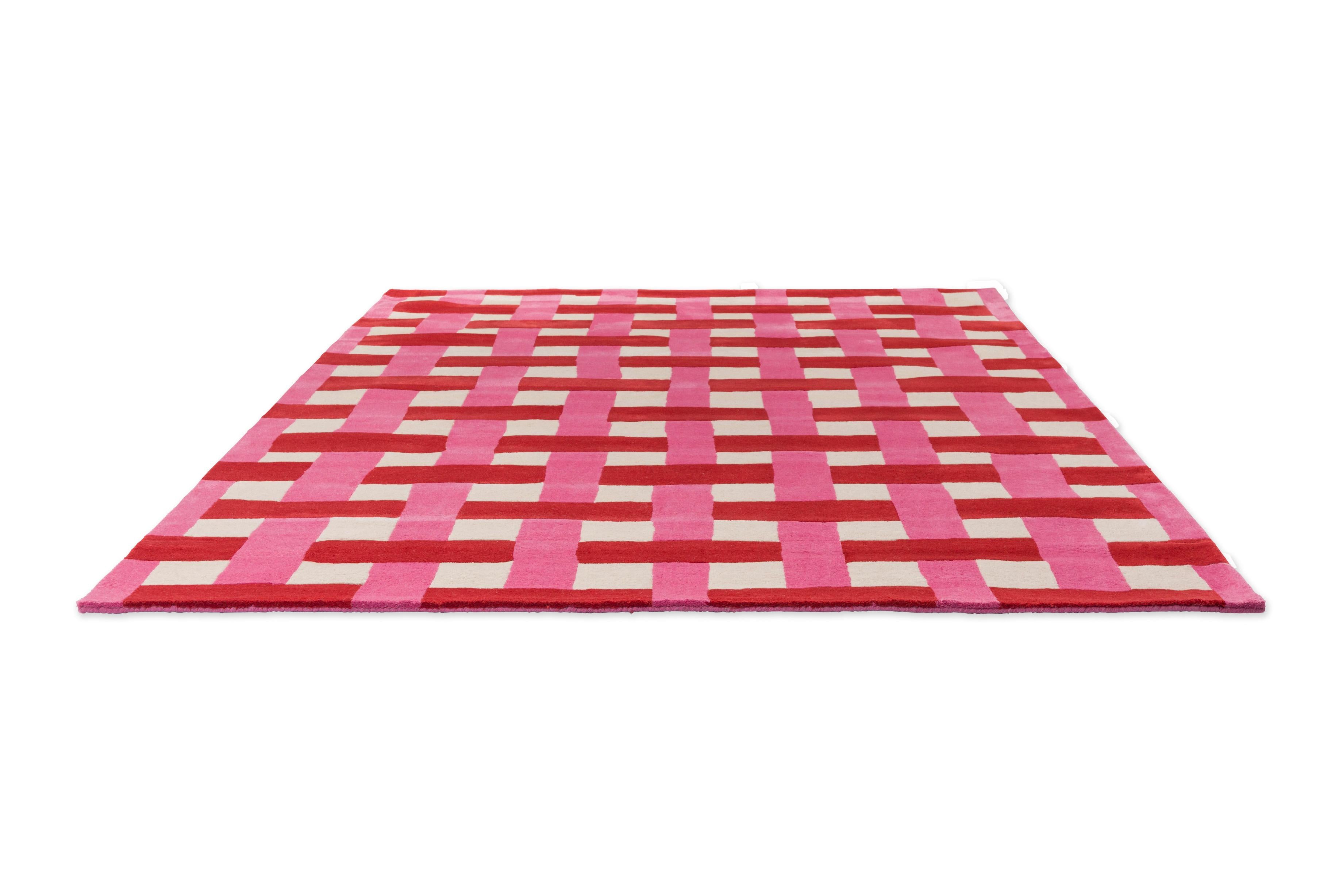 Basketweave Coral-rose (144102) Rug