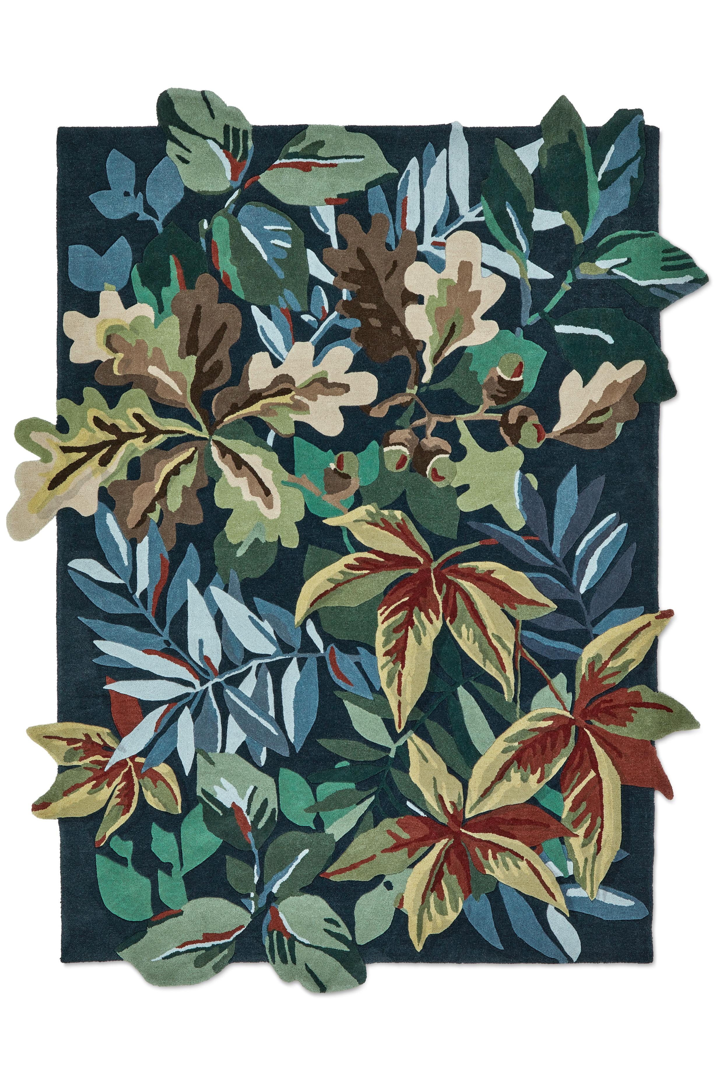 Robins wood forest green (146508) Rug