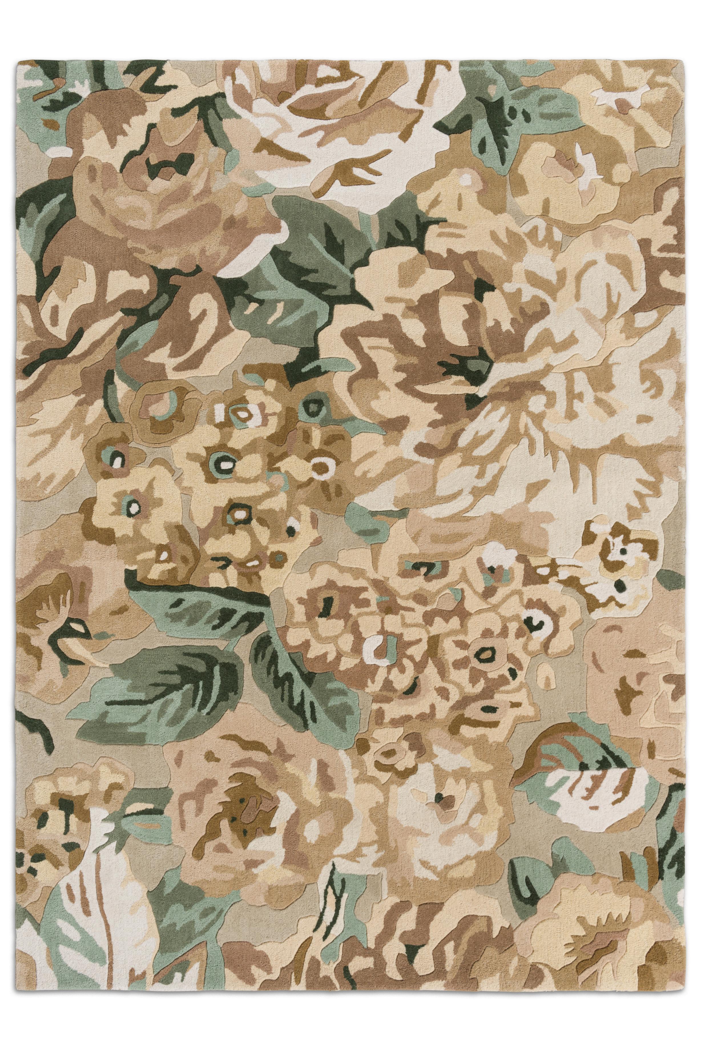 Rose & Peony birch (045001) Rug