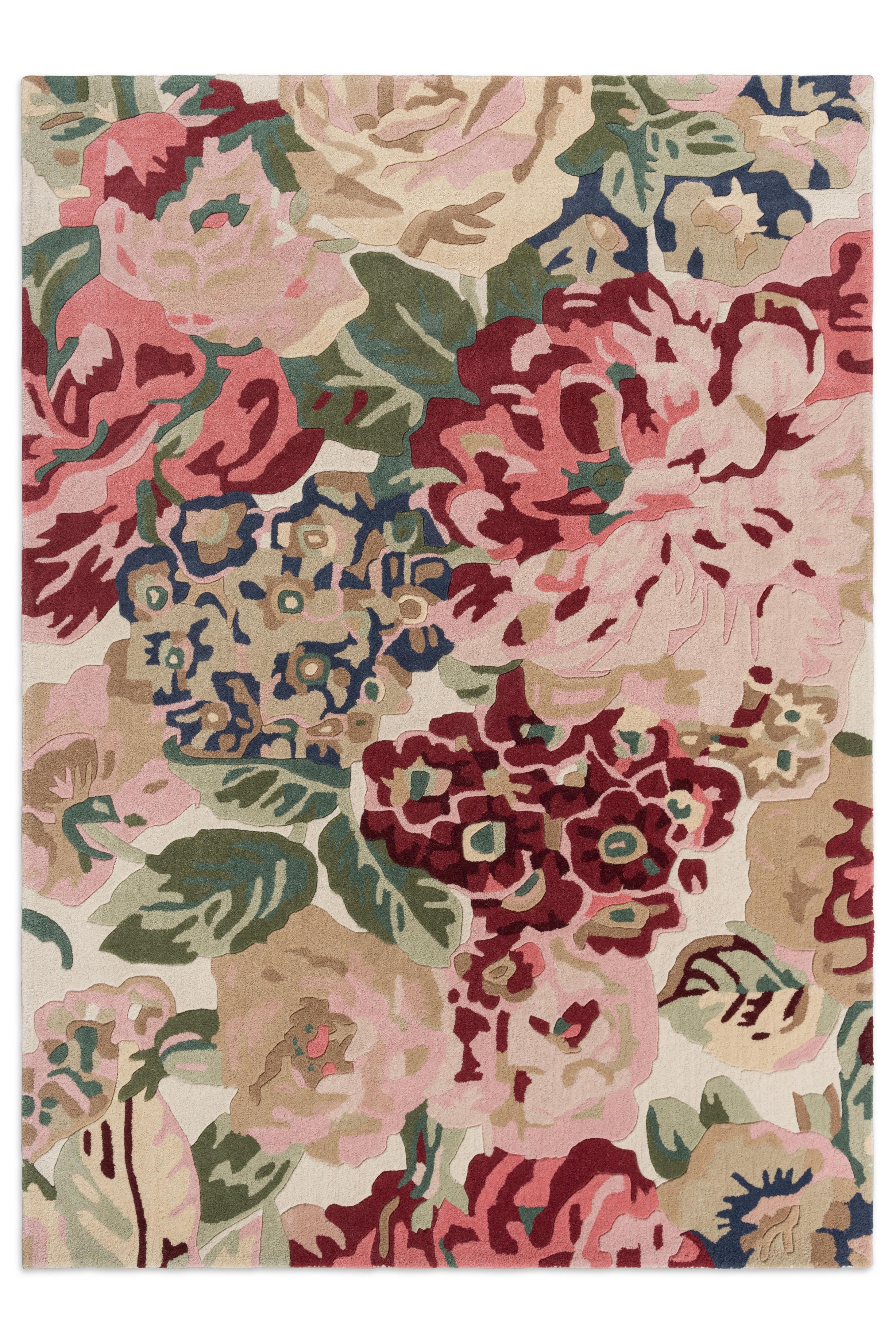 Rose & Peony Red (045000) Rug