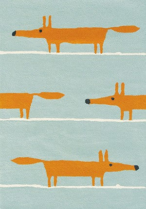 Mr Fox Aqua (25308) Rug