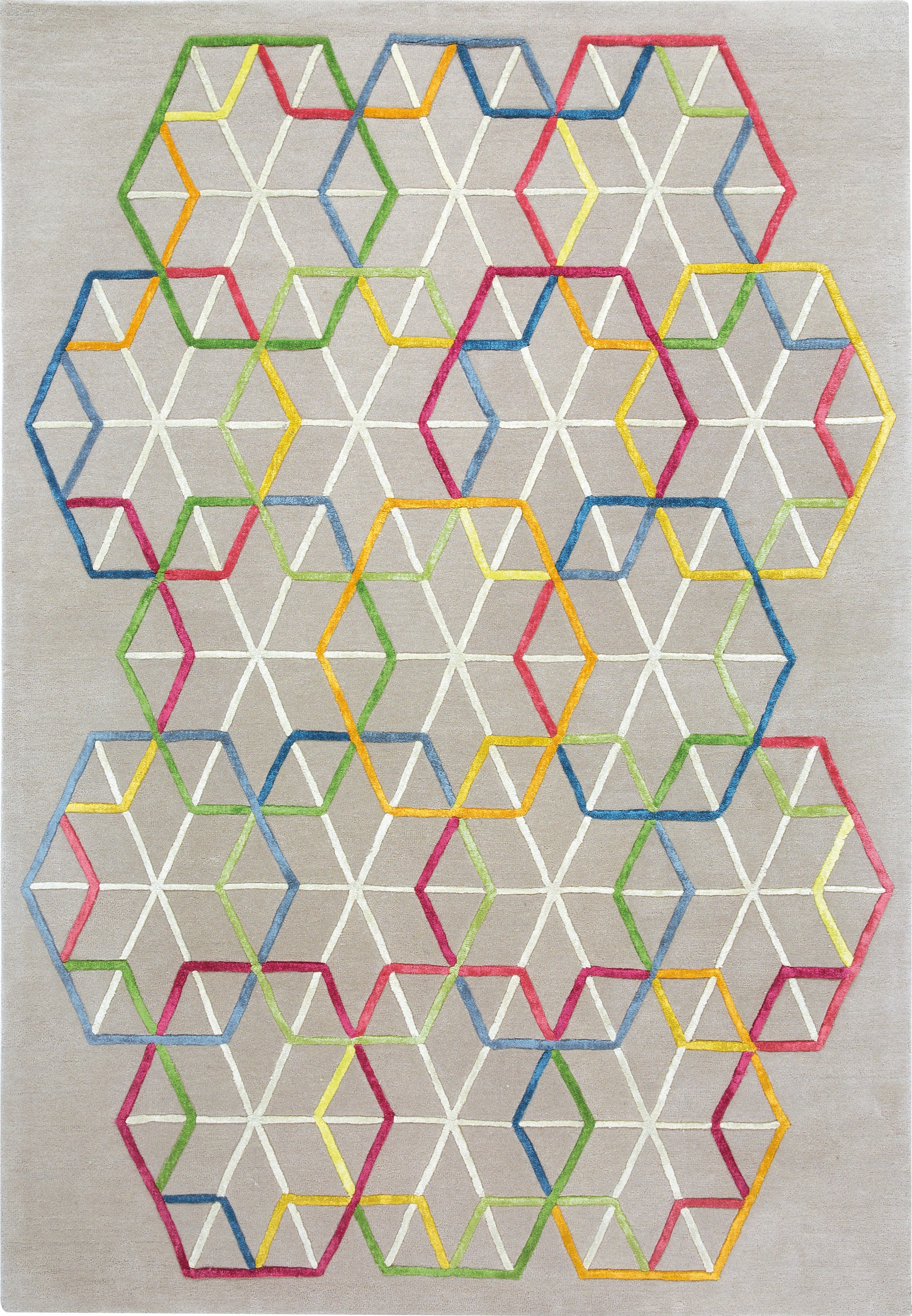 Ligne Pure Hexagon 233.001.990 Rug