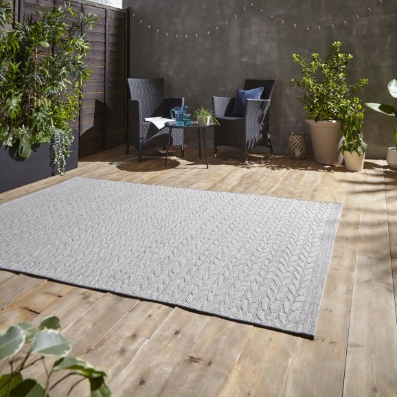 Coast A055 Grey/Cream Rug