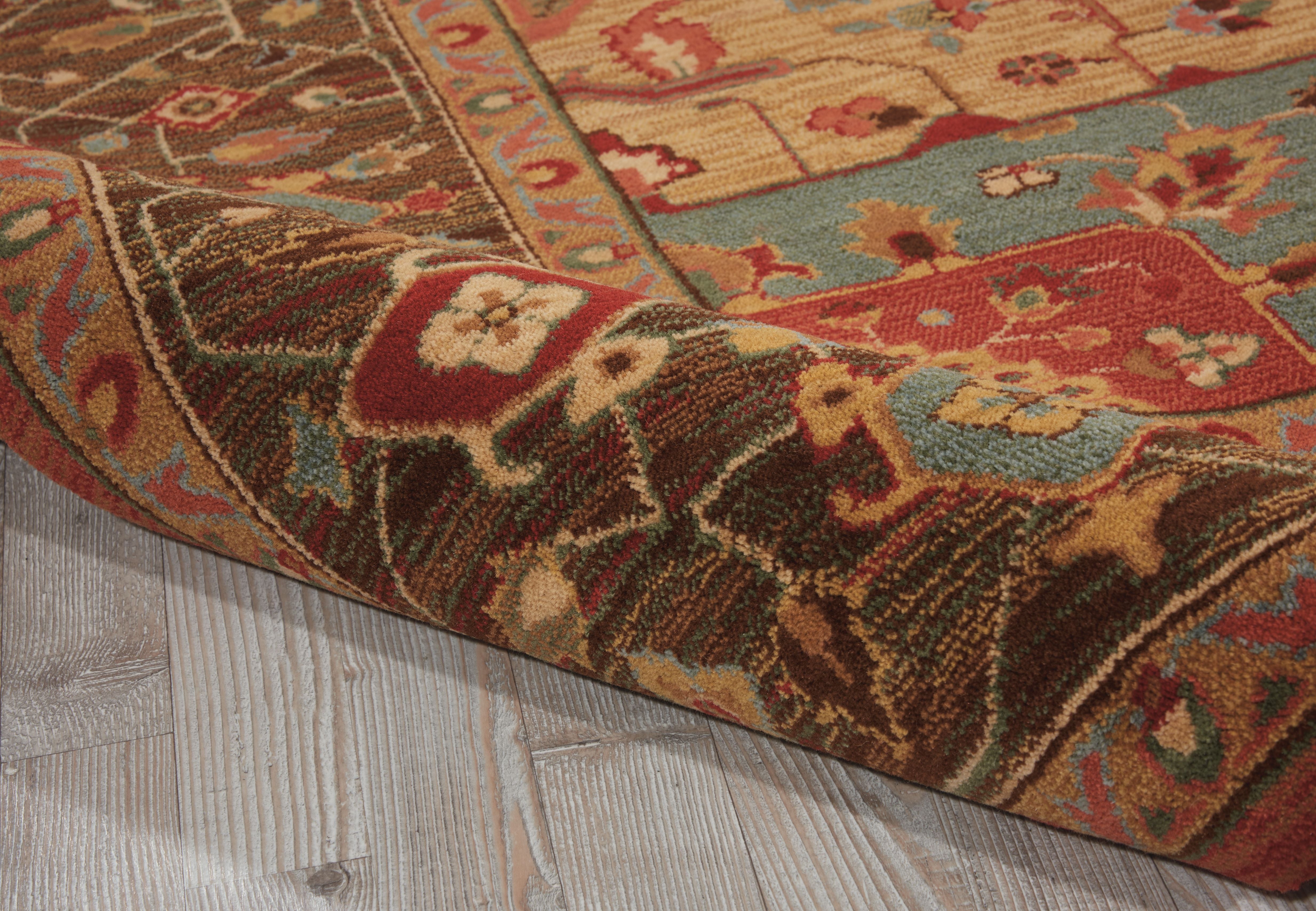 Living Treasures LI01-Rust Rug
