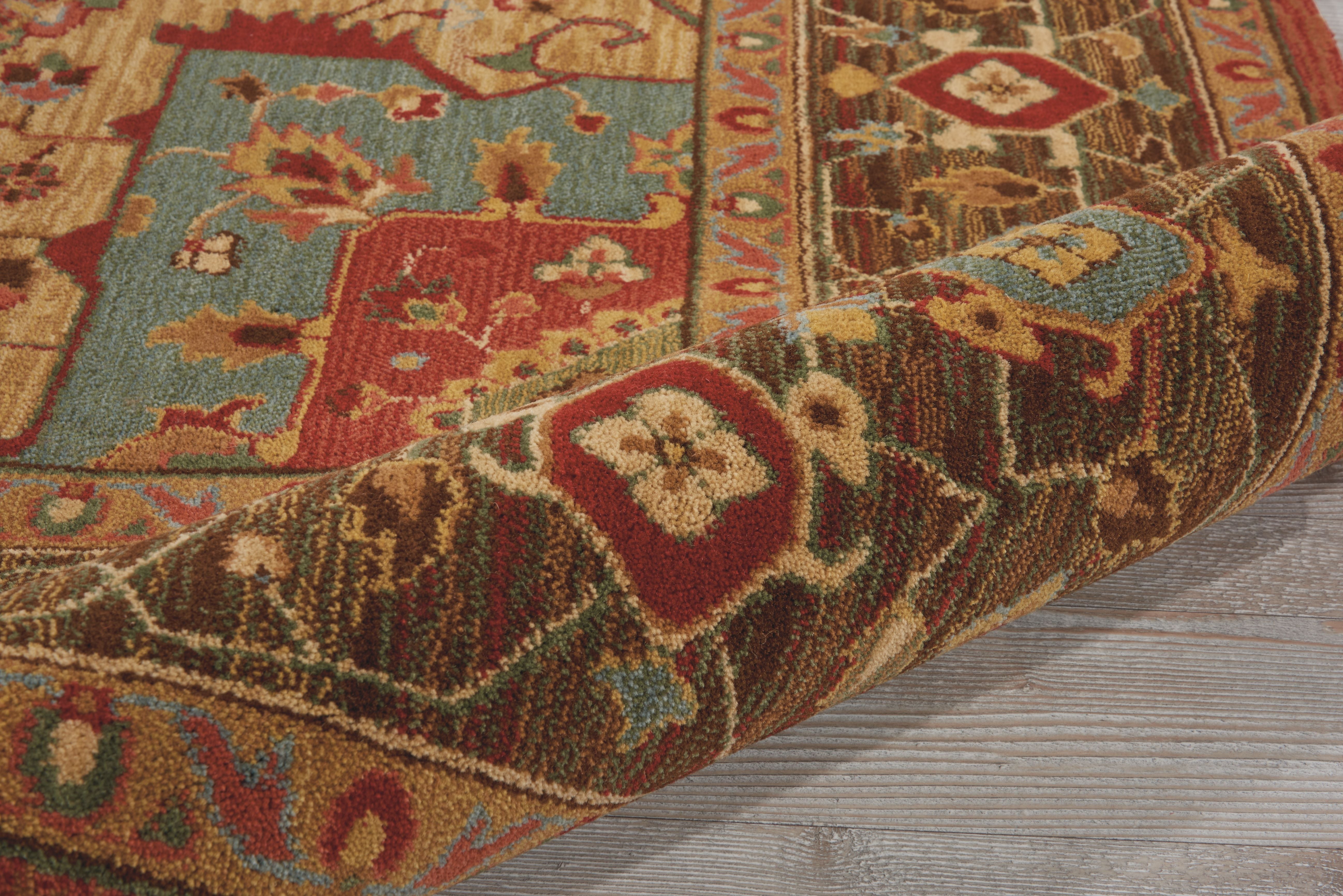 Living Treasures LI01-Rust Rug
