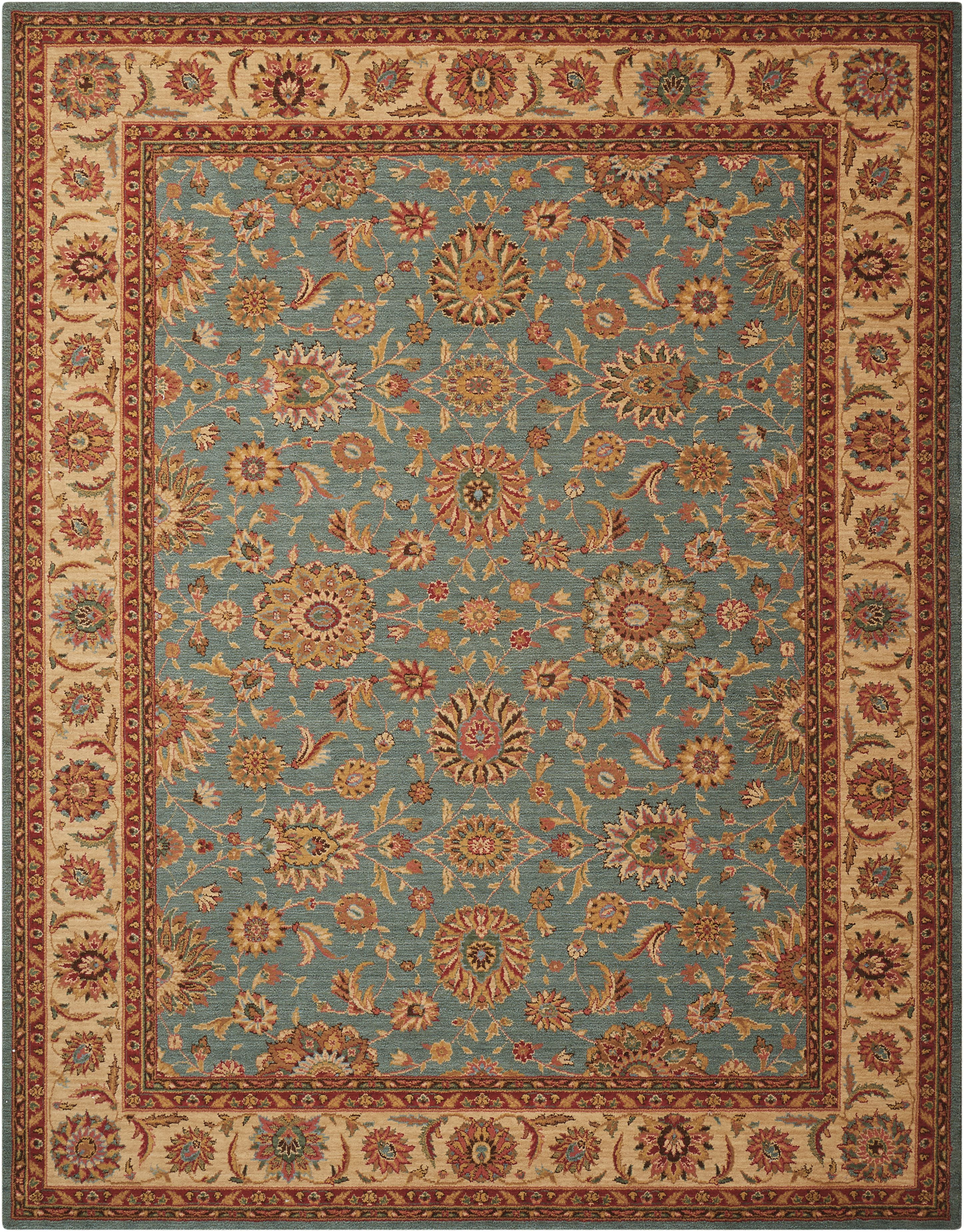 Living Treasures LI05-Aqua Rug