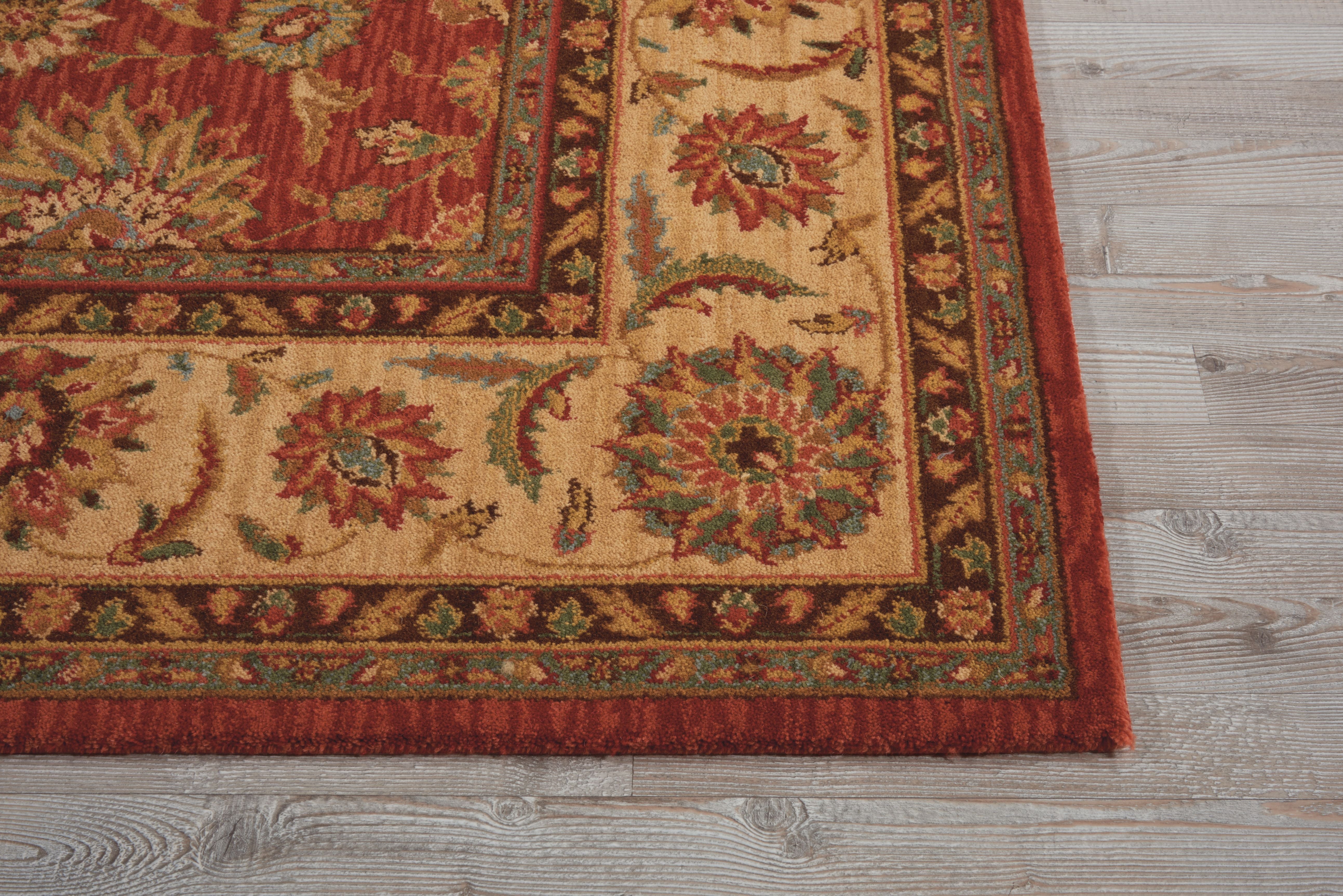 Living Treasures LI05-Rust Rug