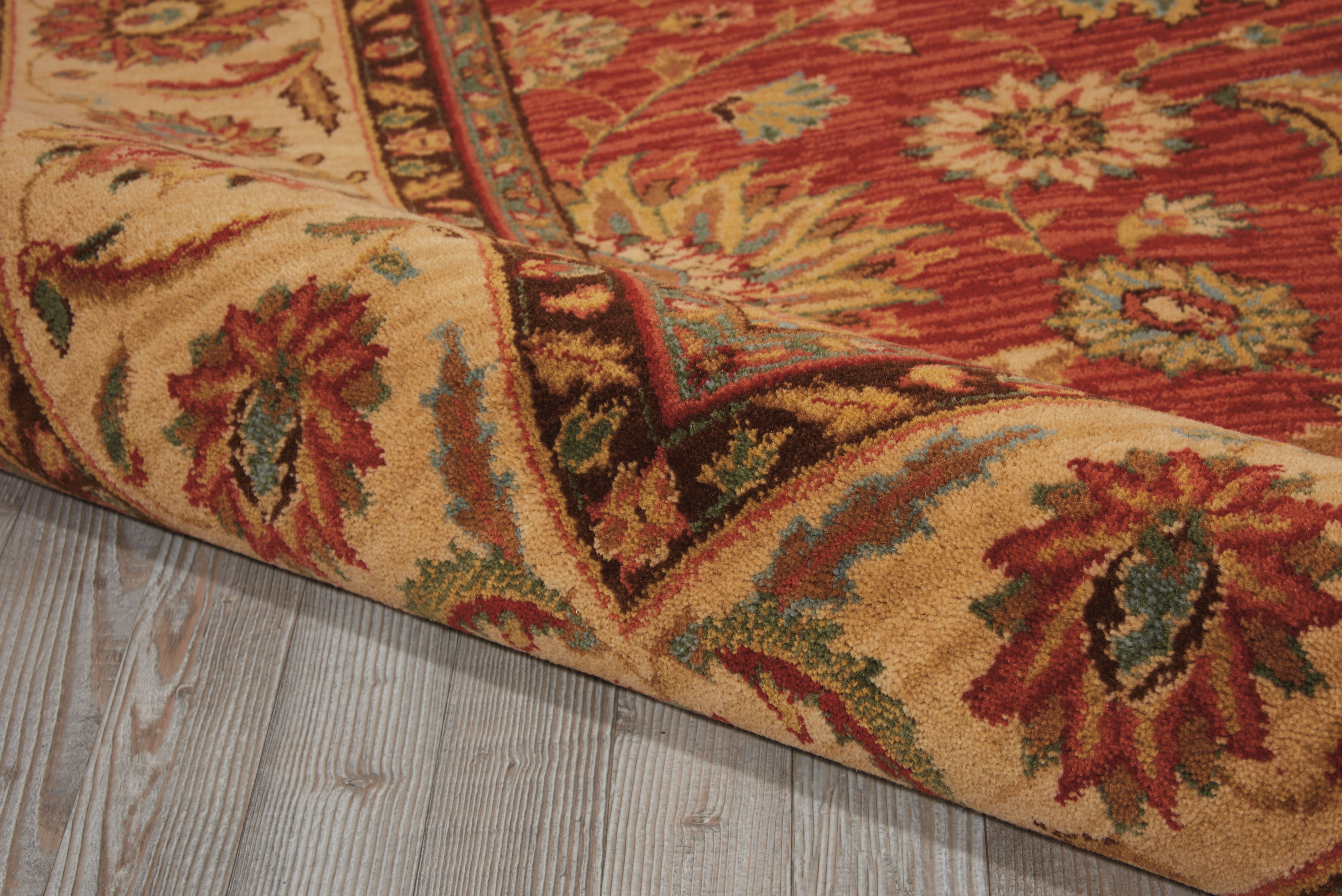 Living Treasures LI05-Rust Rug
