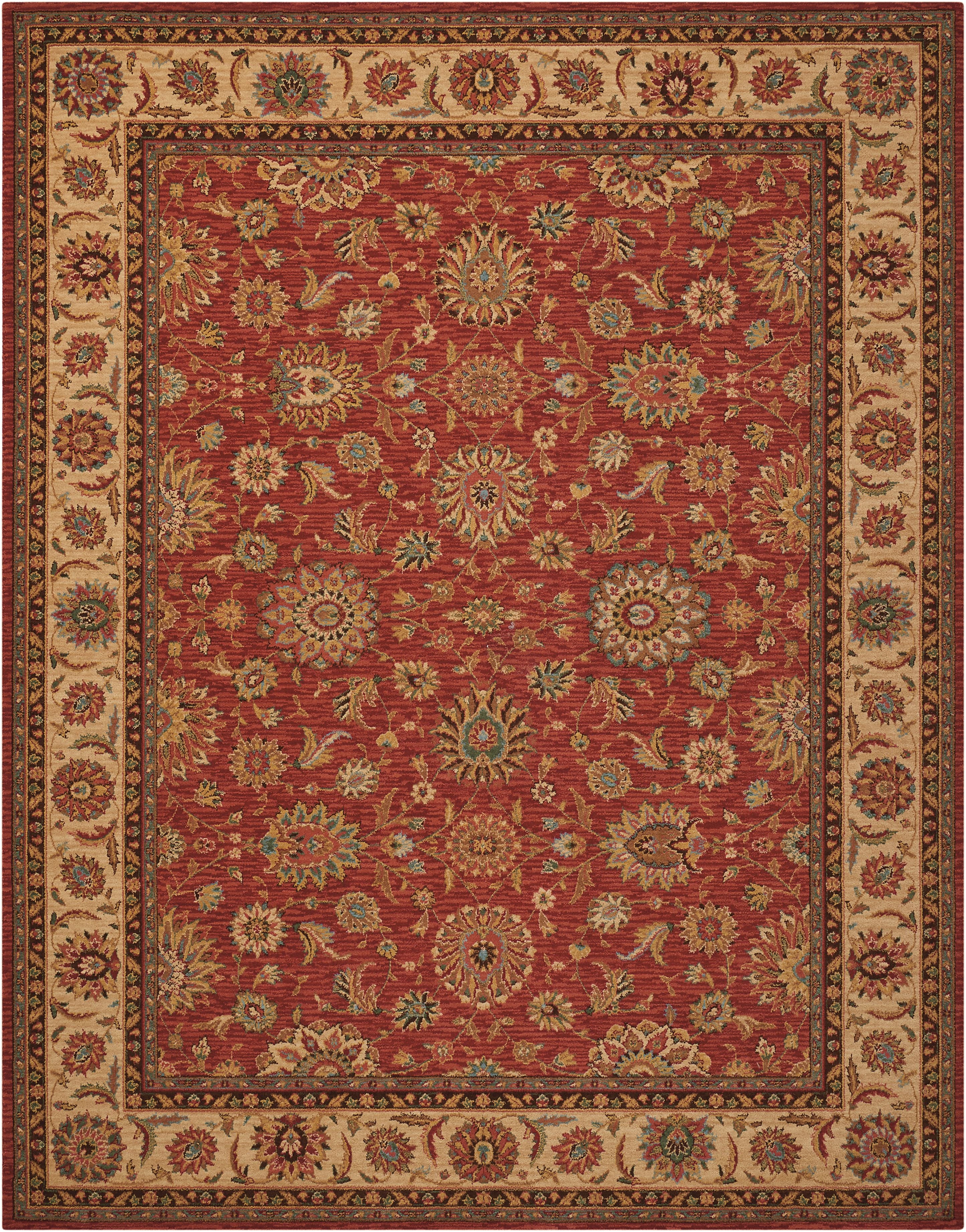 Living Treasures LI05-Rust Rug