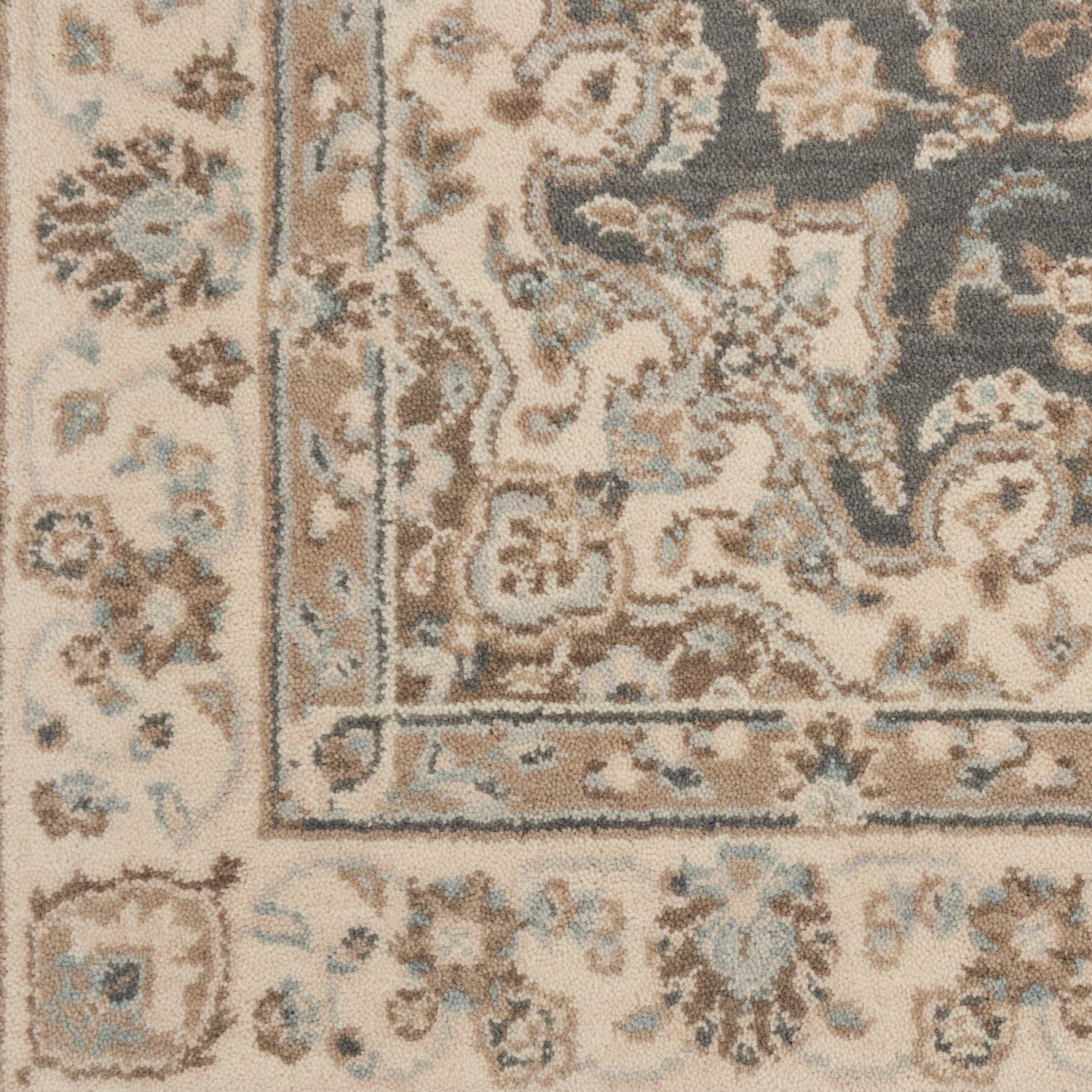 Living Treasures LI15-Grey Ivory Rug