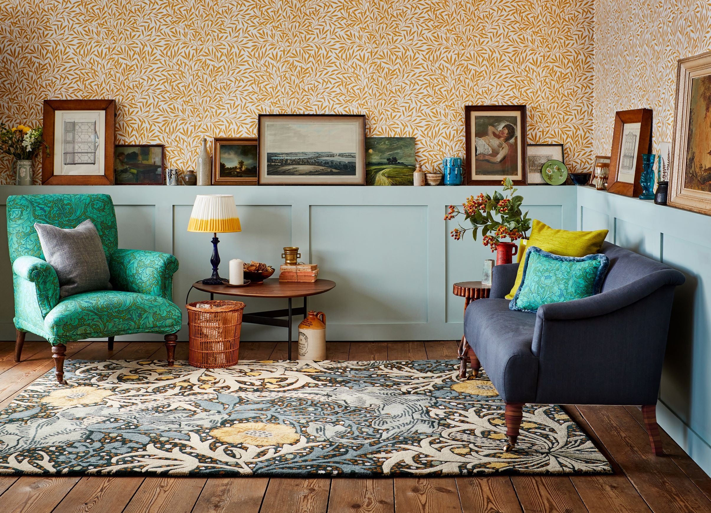 Seaweed Teal (127008) Rug