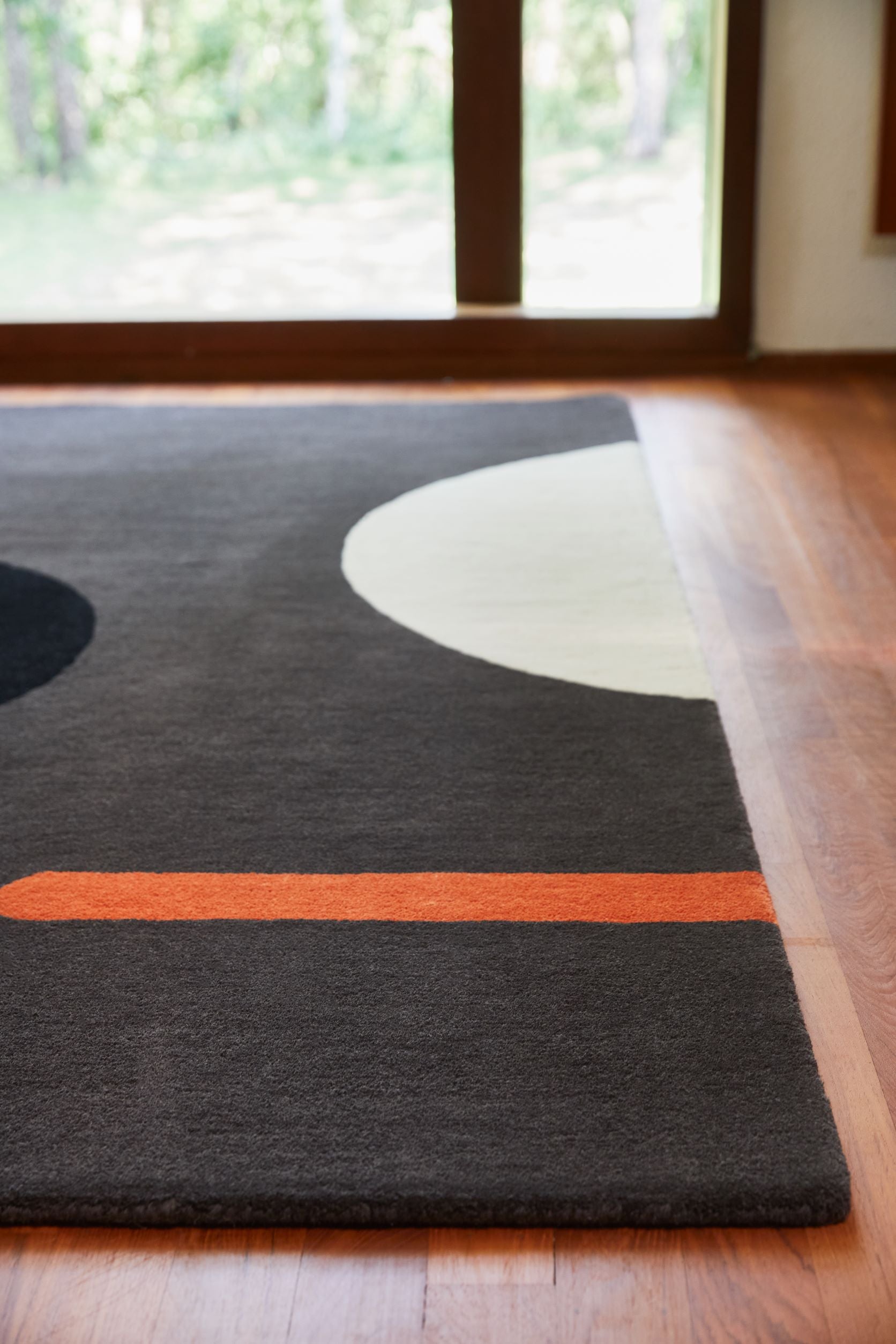 Geo Flower Graphite 060605 Rug