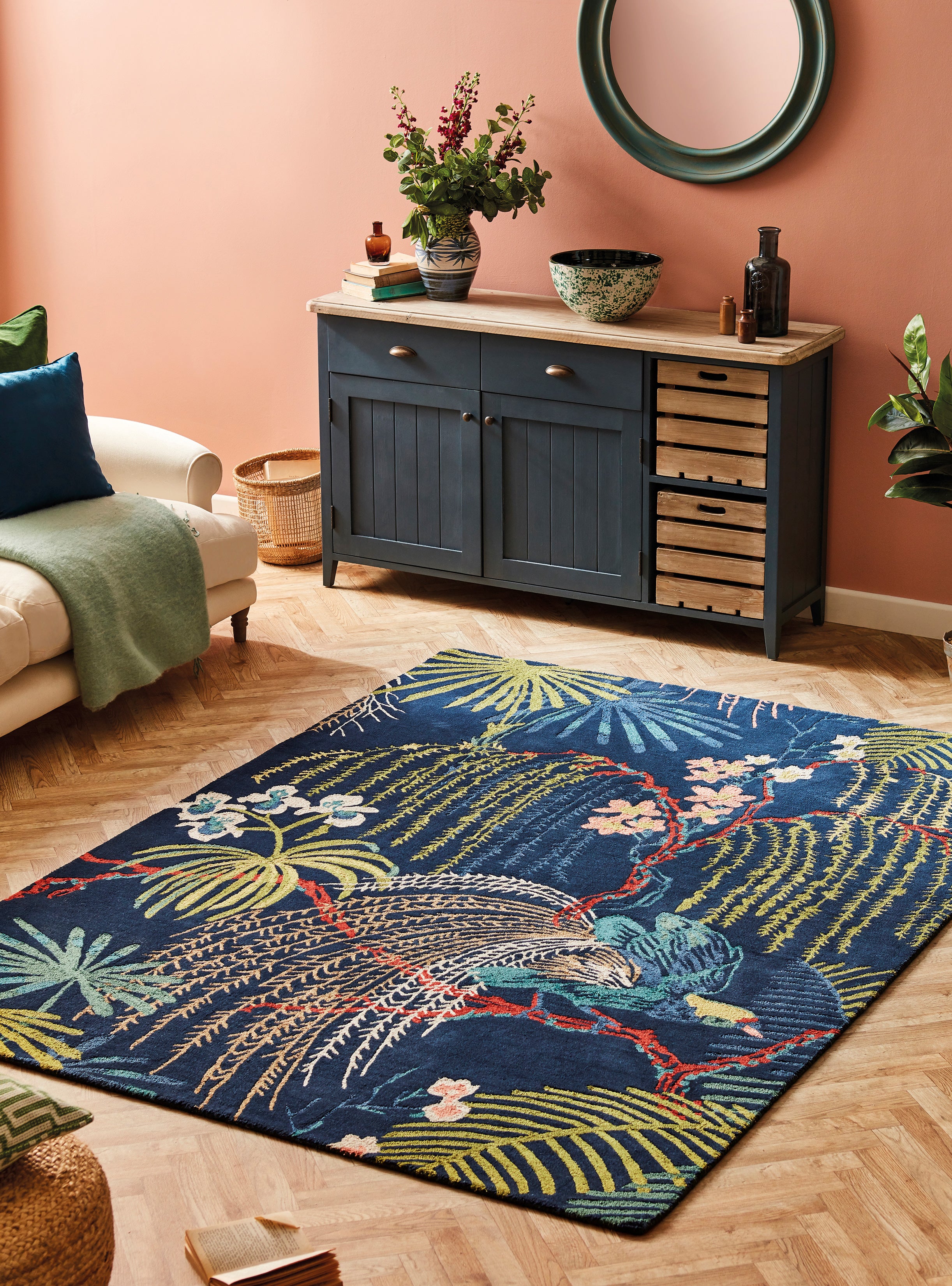 Sanderson Rainforest Tropical Night (050708) Rug