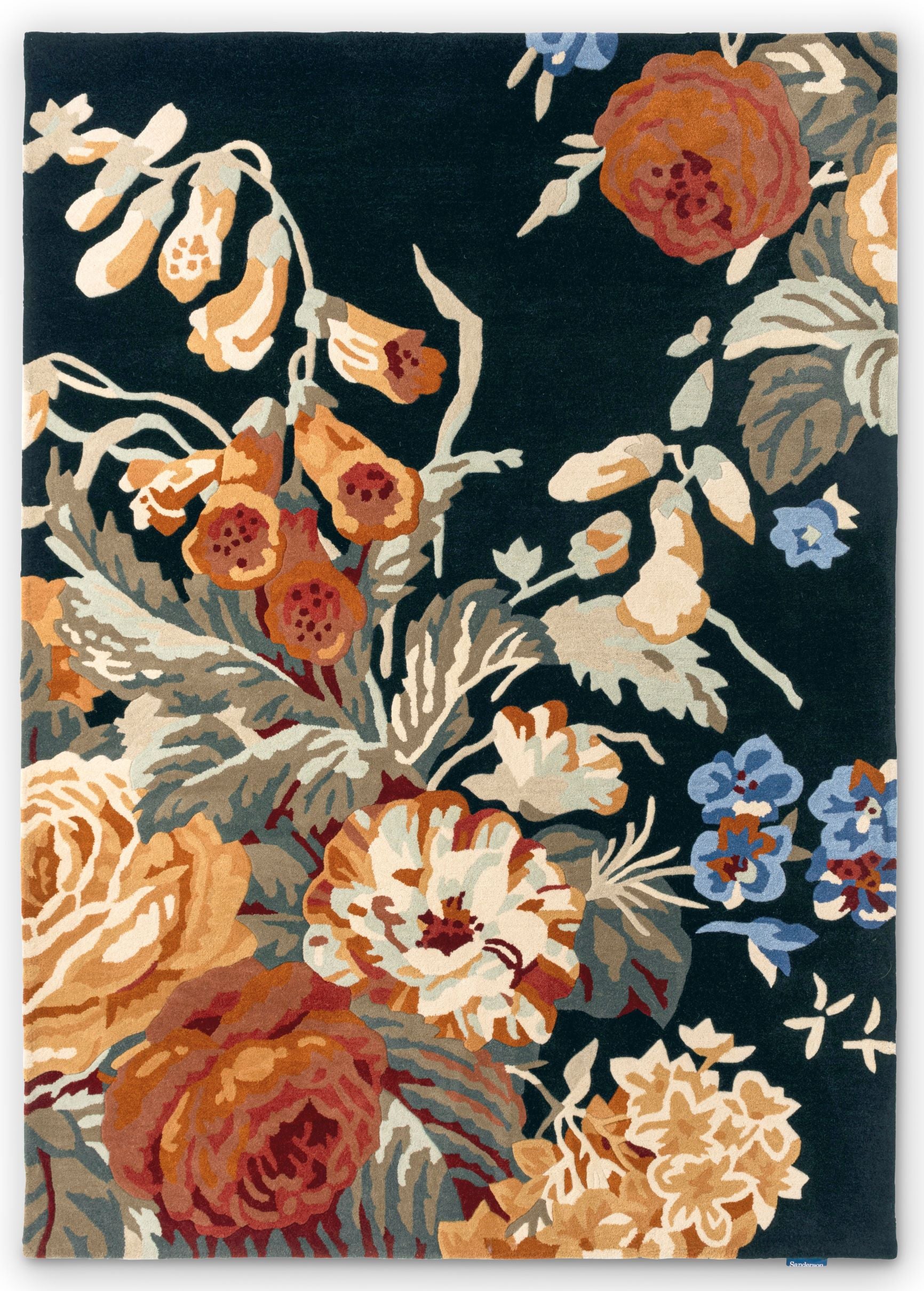 Stapleton Park Navy/Burnt Orange (45318) Rug