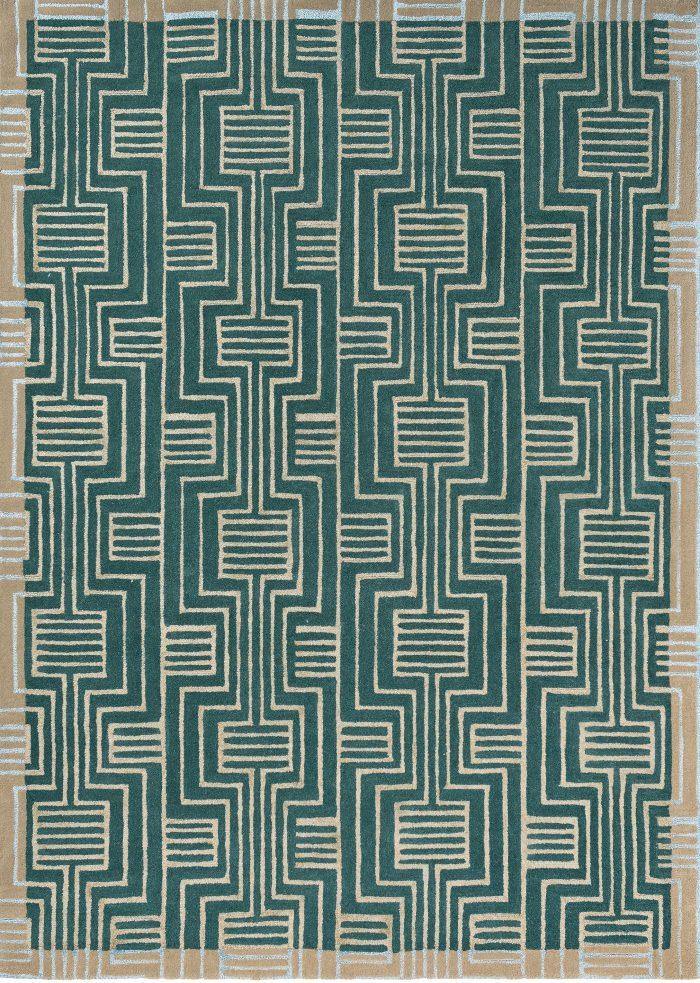 Kinmo Green 56807 - The Rug Loft rugs ireland