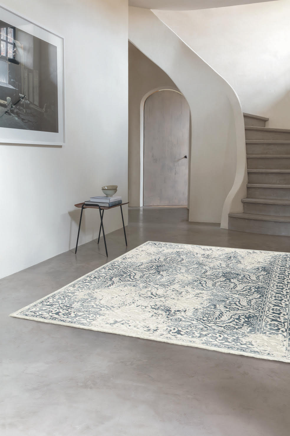 Victoriana Blue Grey Mist 12171-515 Rug