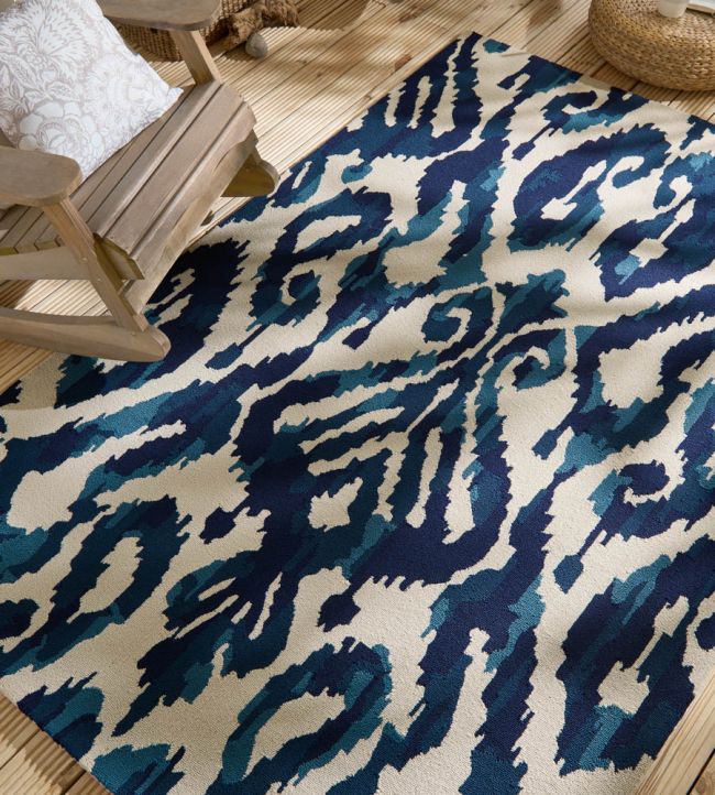 Sanderson Kasuri Indigo 446208 Rug