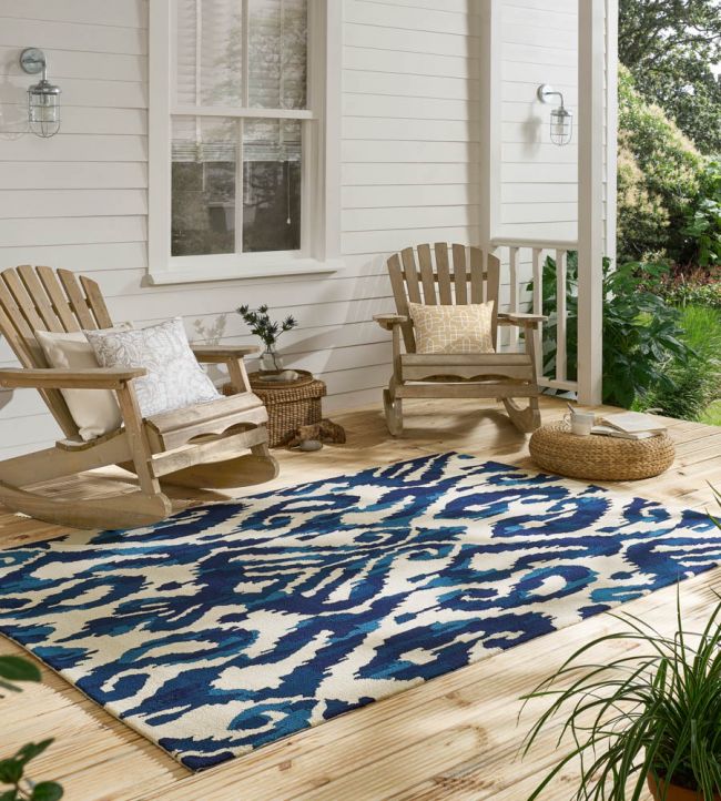 Sanderson Kasuri Indigo 446208 Rug