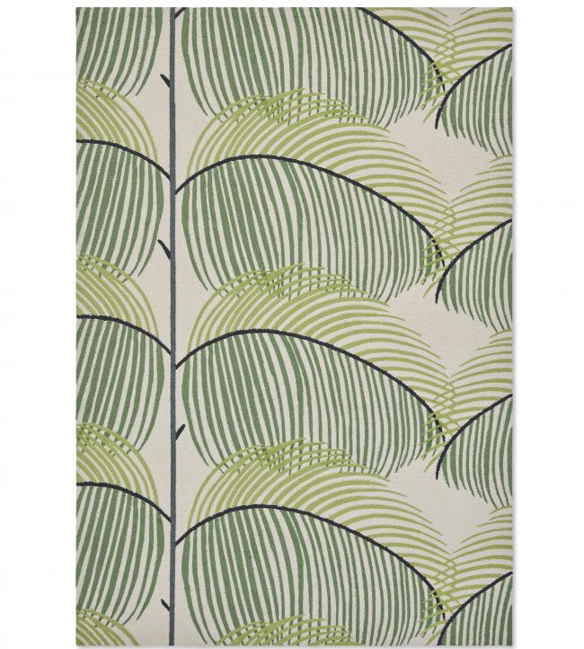 Sanderson Manila Leaf Botanical Green 446107 Rug