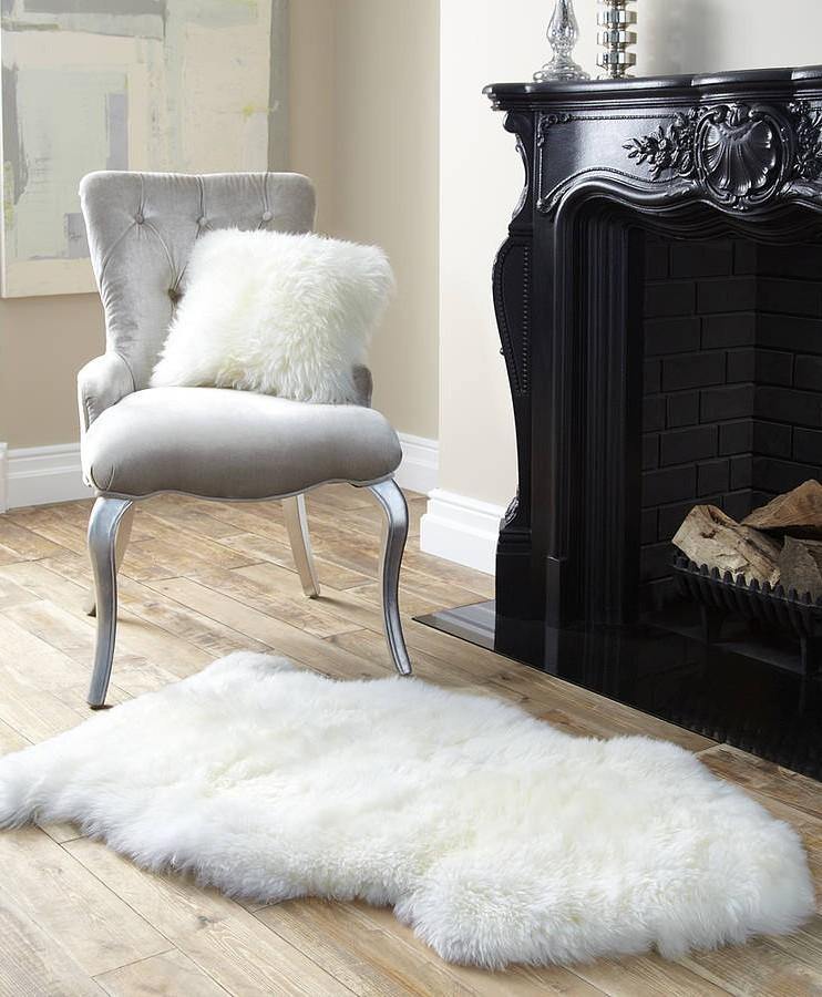 Single Sheepskin Ivory - The Rug Loft rugs ireland